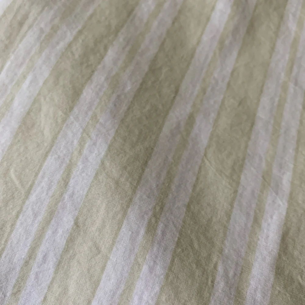 Simply shabby chic Striped Fabric shower curtain